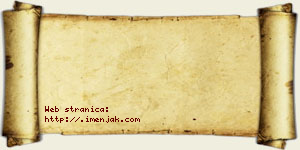 Elma Nikolendžić vizit kartica